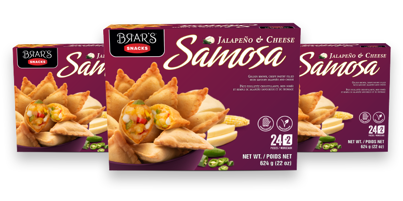 Brar's potato peas samosa 624g