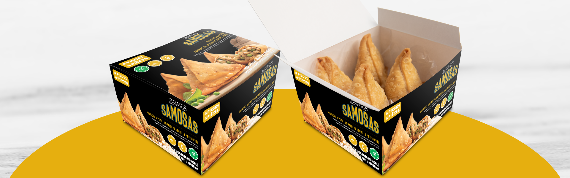 Brar's Vegetable Samosa 6 Pack (After 11am) - 120 g